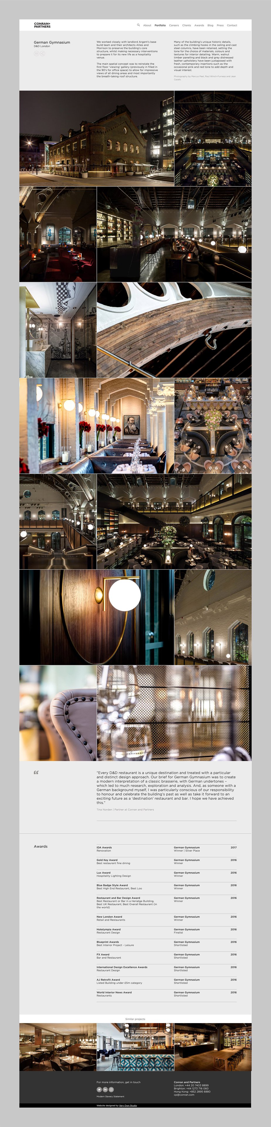 Very Own Studio Conran And Partners Website Project Full Depth 1800X7476Px