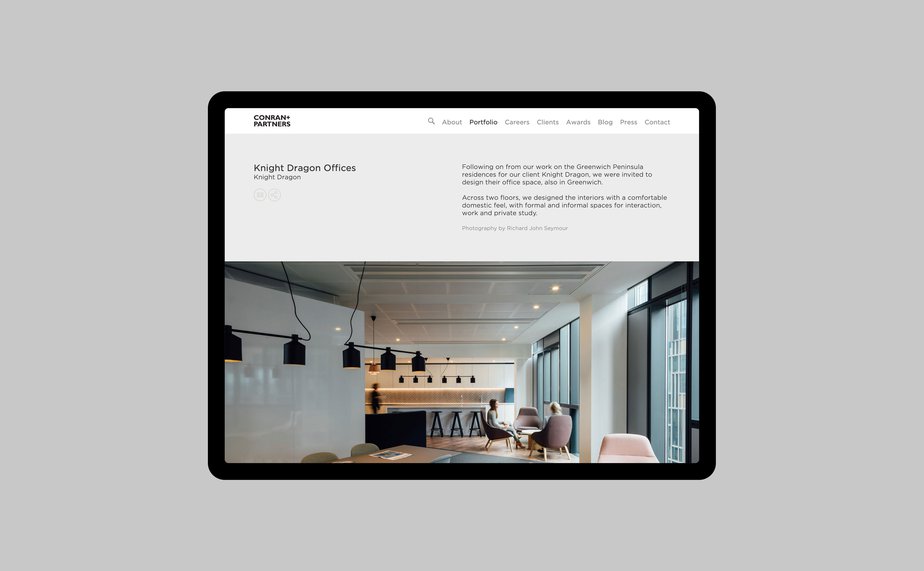 Very Own Studio Conran And Partners Website Project Tablet 3600X2225Px